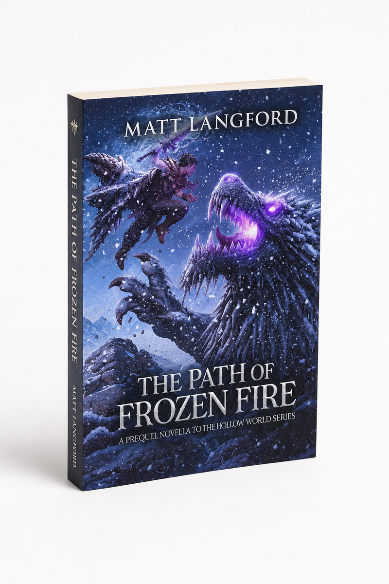 The Path of Frozen Fire signed paperback